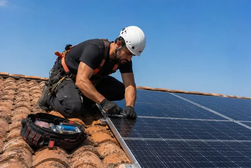 Maintenance et monitoring de panneaux solaires à Arnèke